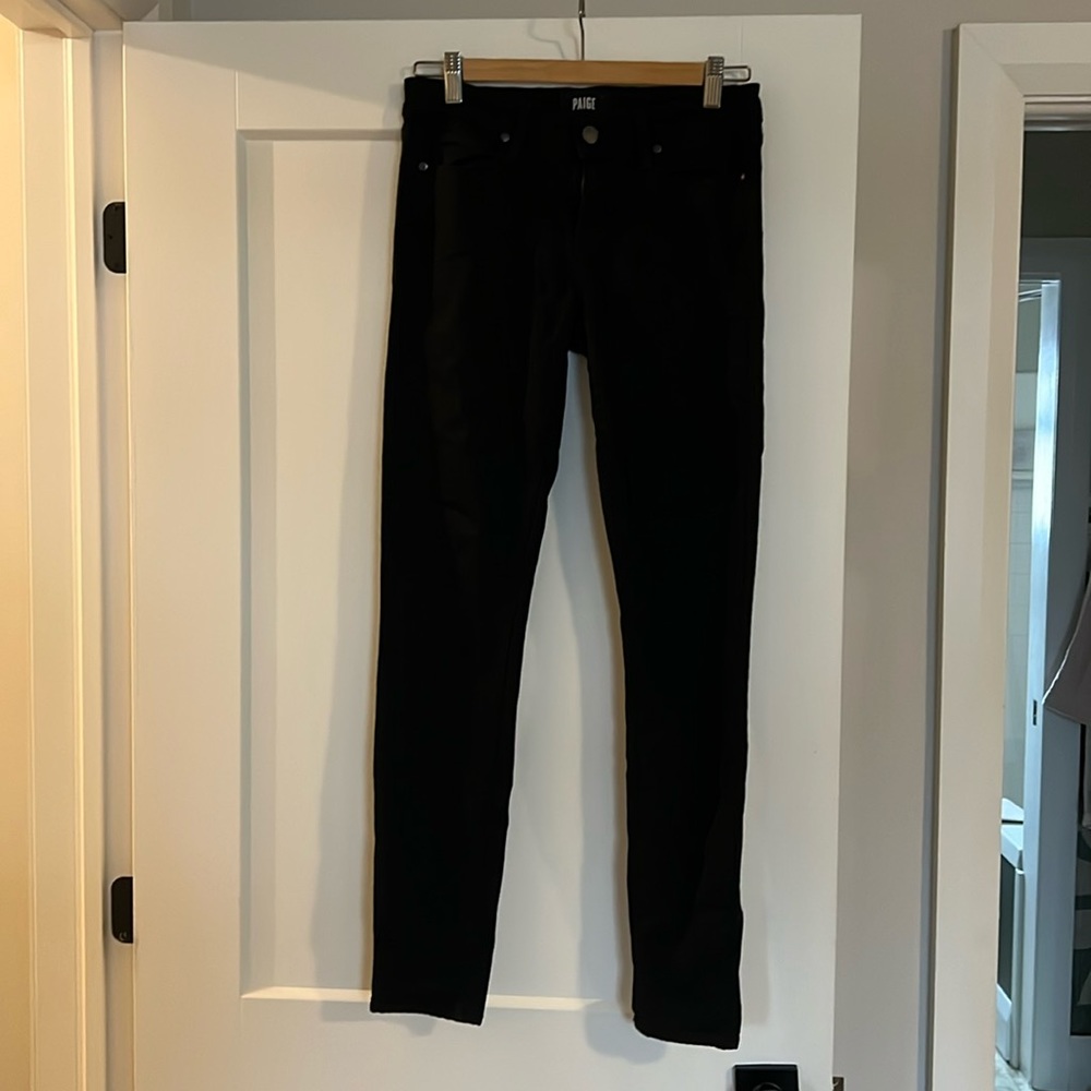 PAIGE black denim jeans size 28